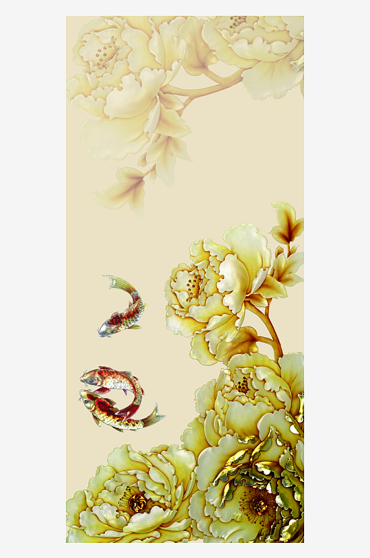 中式立体装饰画图片-众图网