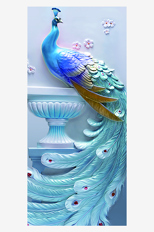 中式立体装饰画图片-众图网