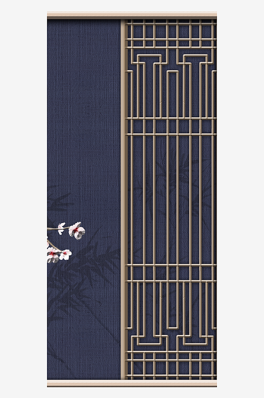 唯美古风中式装饰画挂画-众图网