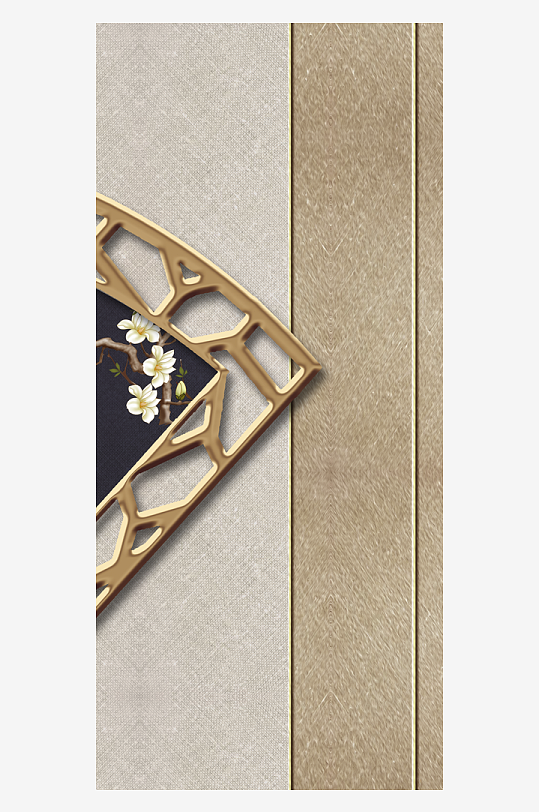 唯美古风中式装饰画挂画-众图网