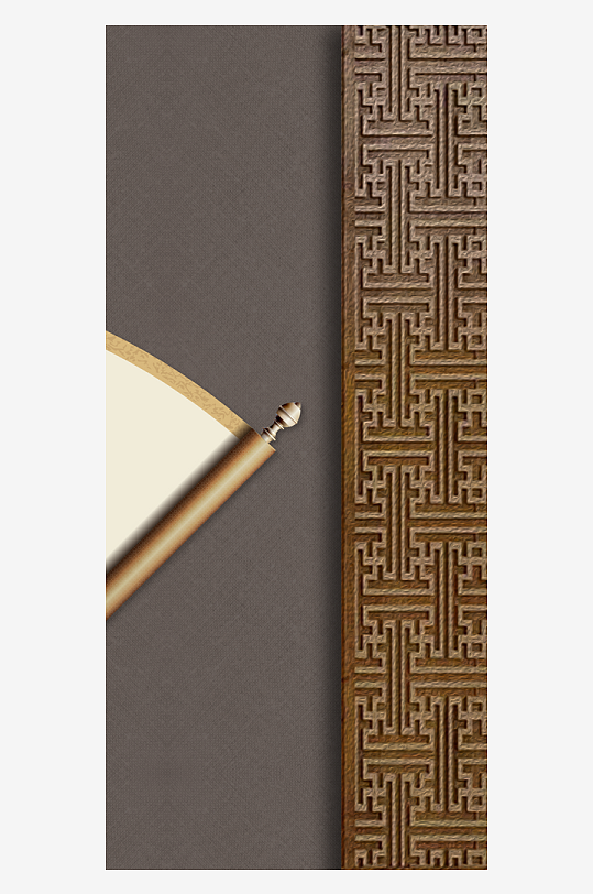 唯美古风中式装饰画挂画-众图网