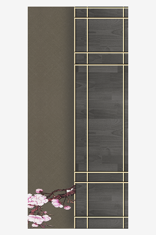 唯美古风中式装饰画挂画-众图网