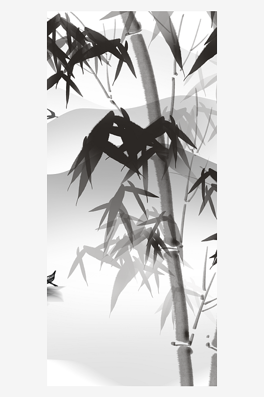 唯美古风花卉中式装饰画素材-众图网