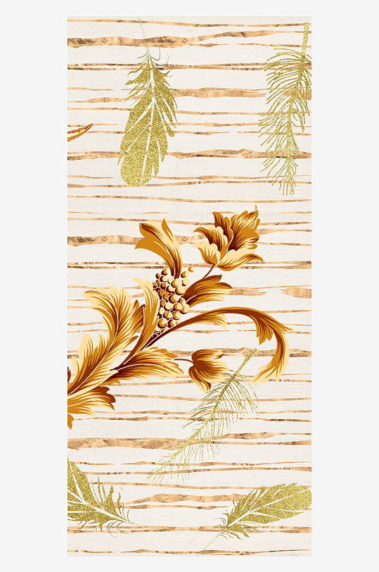 森系背景装饰画图片-众图网