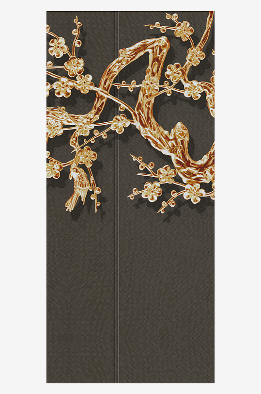 森系背景装饰画图片素材-众图网