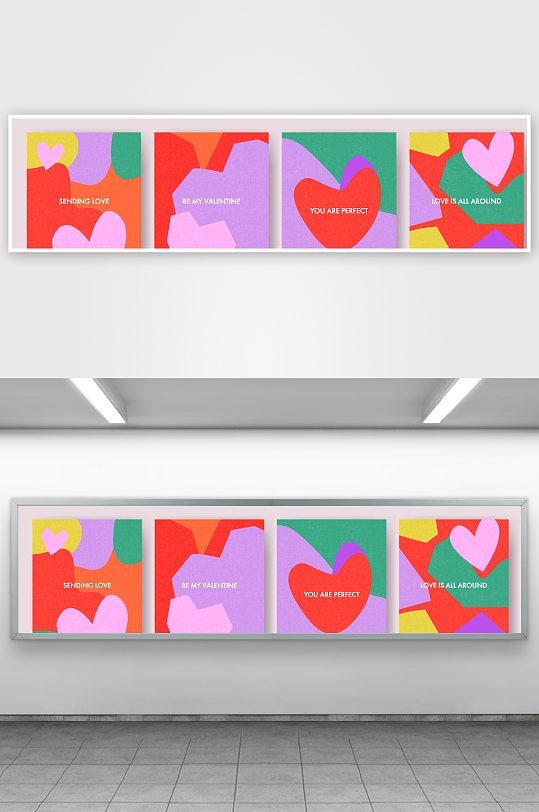 爱心甜蜜浪漫爱情-众图网