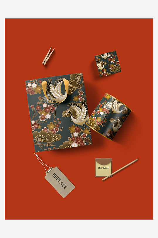 国风样机设计图展示-众图网