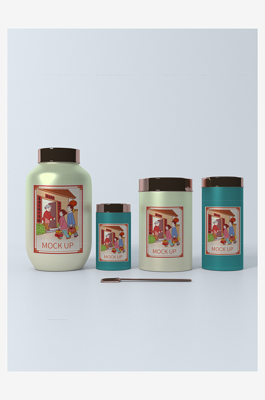 国风样机设计图展示-众图网