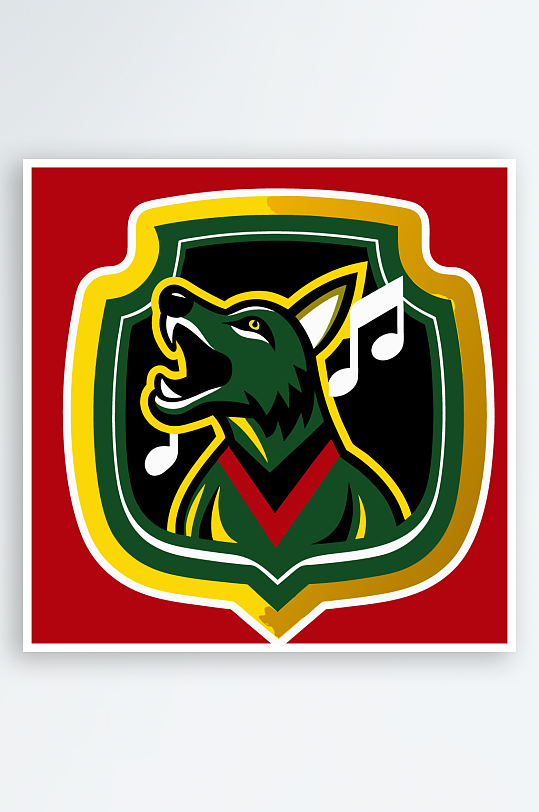 卡通狗矢量图标插画-众图网