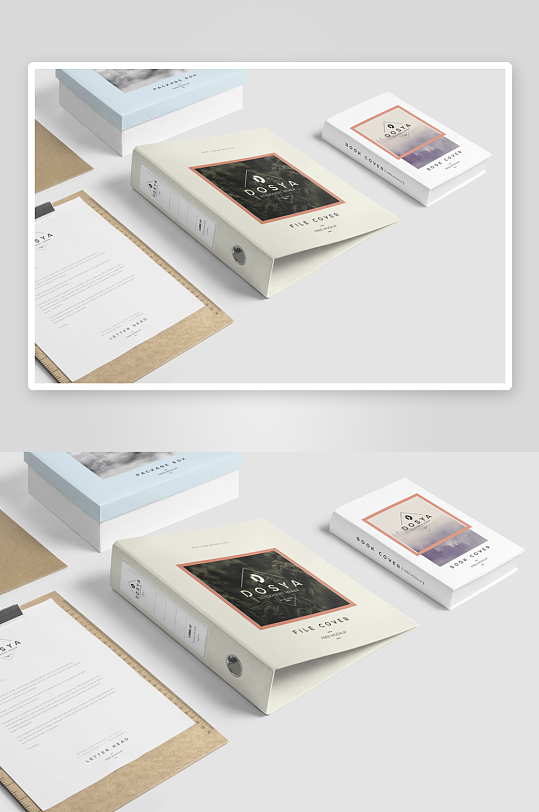 各类办公用品样机设计图展示-众图网