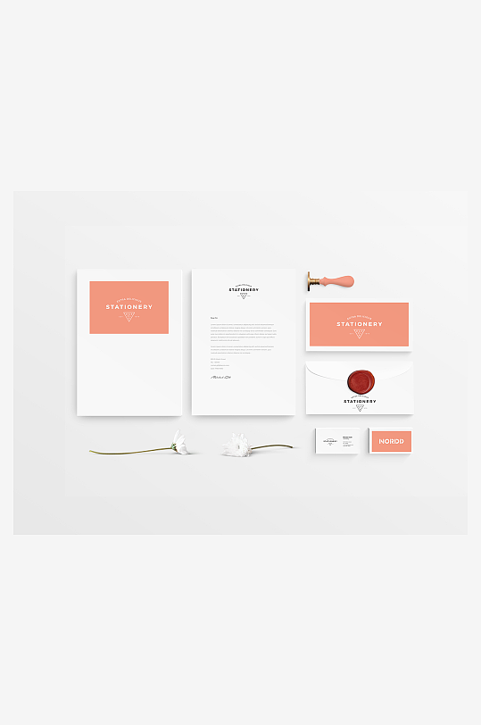 各类办公用品样机设计图展示-众图网