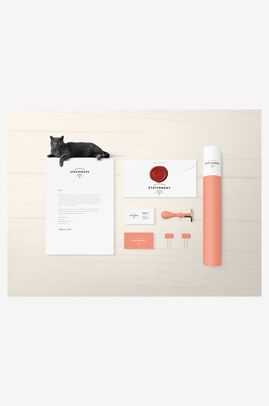 各类办公用品样机设计图展示-众图网