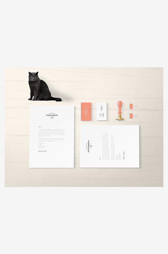 各类办公用品样机设计图展示-众图网