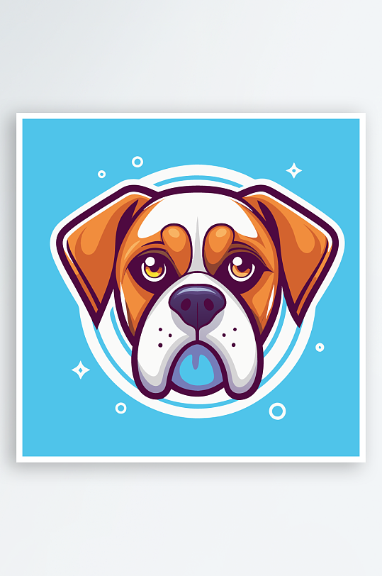 小狗矢量插画图形-众图网