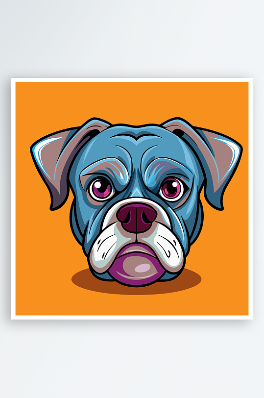 小狗矢量插画图形元素-众图网