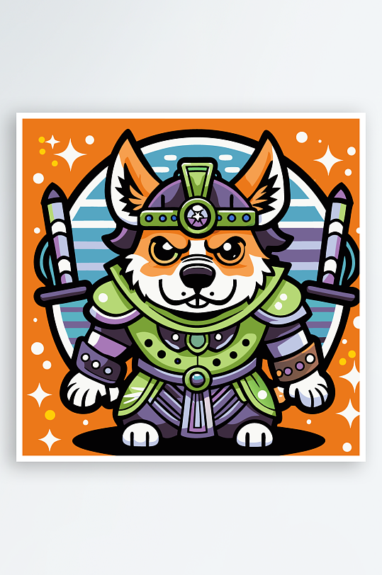 小狗矢量插画图形-众图网