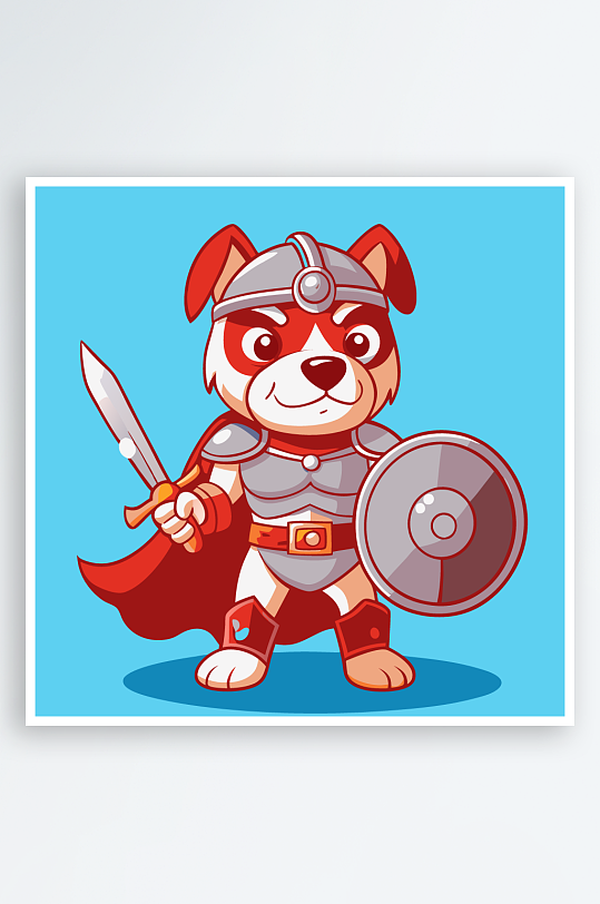 小狗矢量插画图形-众图网