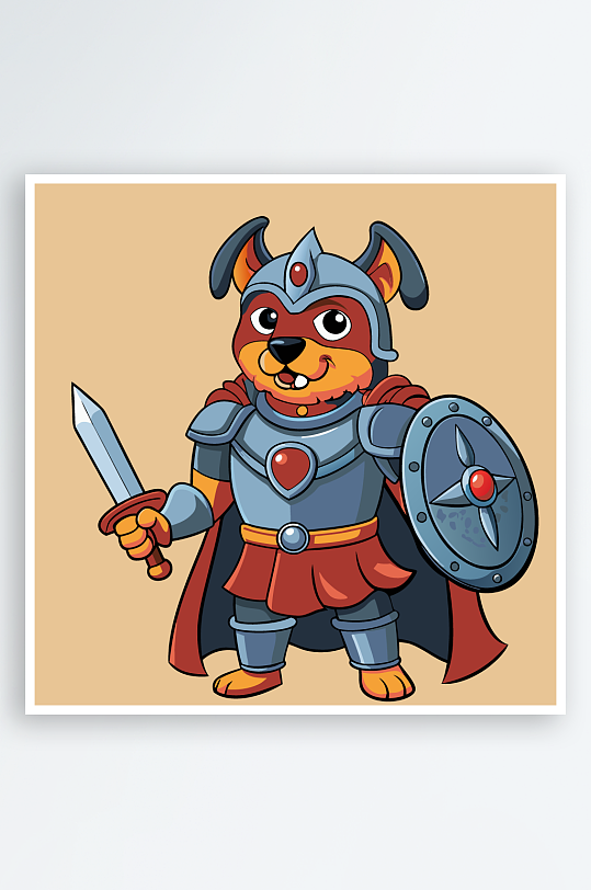 小狗矢量插画图形-众图网