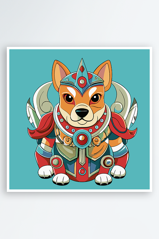 小狗矢量插画图形-众图网