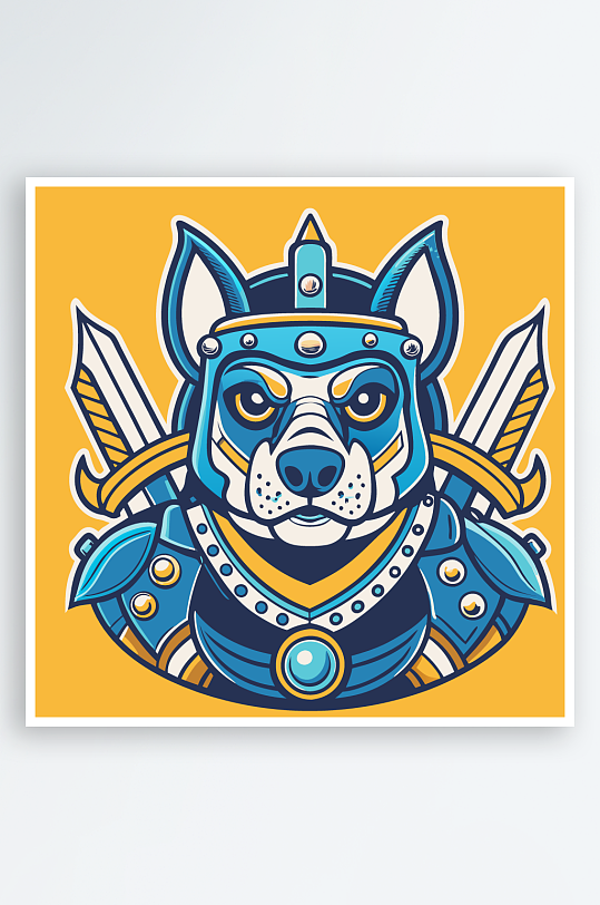 小狗矢量插画图形元素-众图网