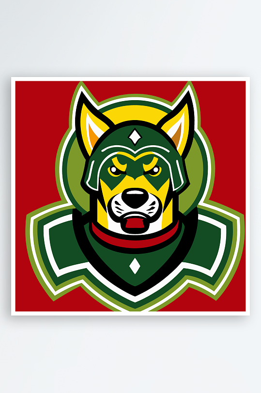 小狗矢量插画图形元素-众图网