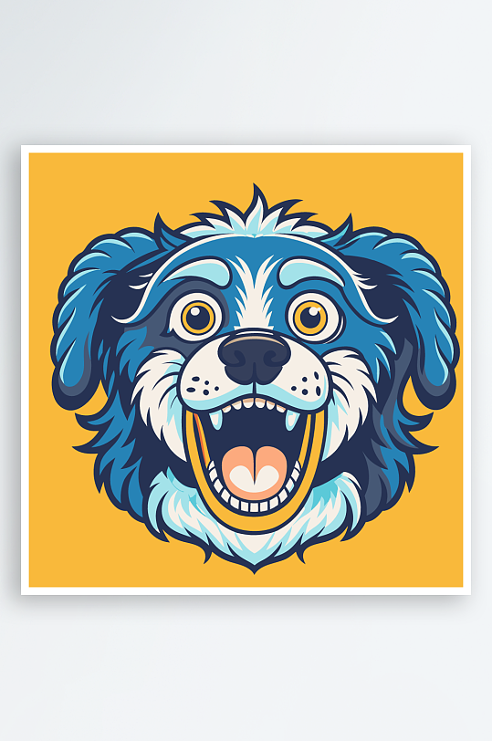 小狗矢量插画图形-众图网