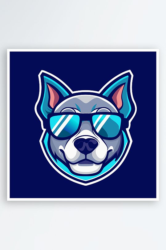 小狗矢量插画图形-众图网