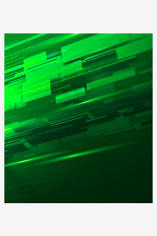 绿色几何渐变背景素材-众图网