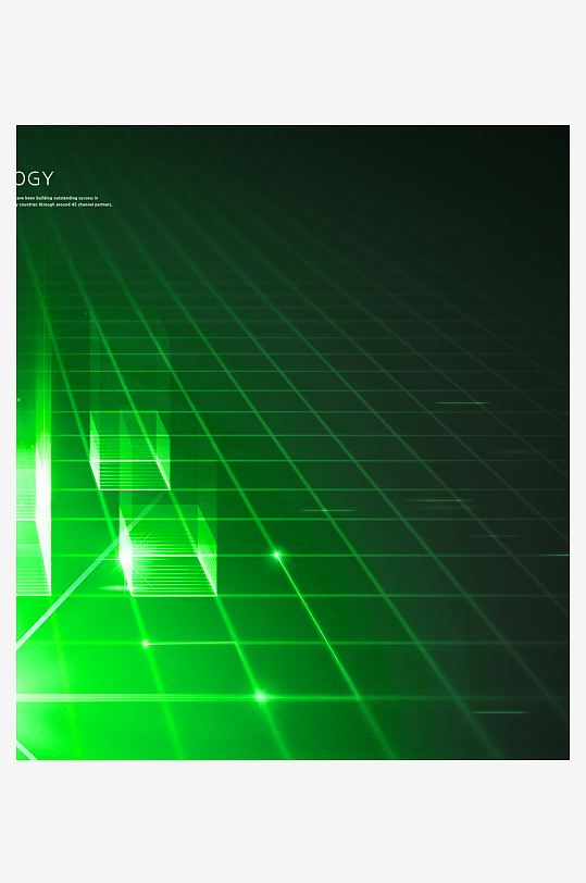 绿色几何渐变背景素材-众图网