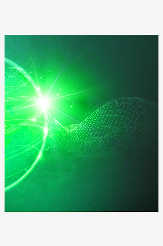 绿色几何渐变背景素材-众图网