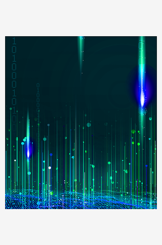 绿色几何渐变背景模板-众图网