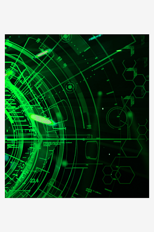 绿色几何渐变背景模板-众图网