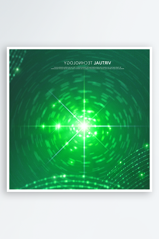 绿色科技渐变几何背景-众图网