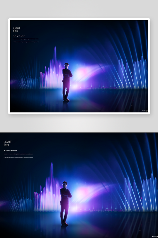 舞台展板背景素材-众图网