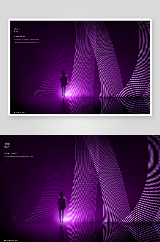 舞台展板背景素材-众图网