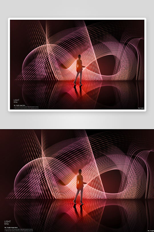 舞台展板背景素材-众图网