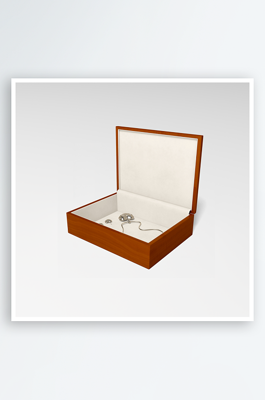 木质珠宝盒样机模板-众图网