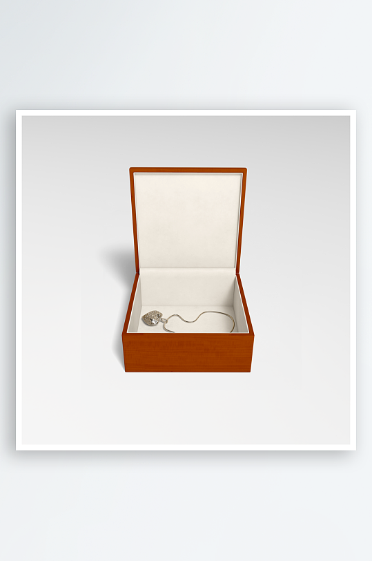 木质珠宝盒样机模板-众图网