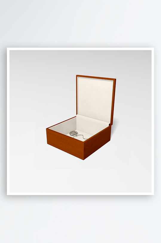 木质珠宝盒样机模板-众图网