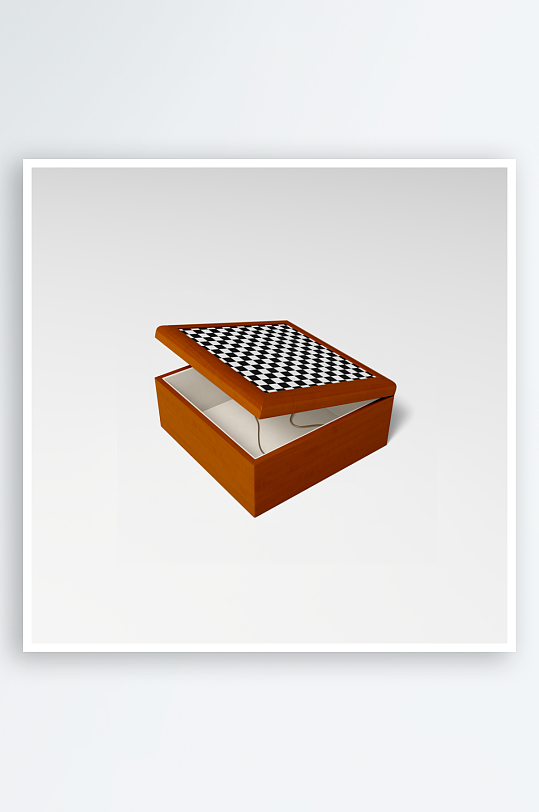 木质珠宝盒样机模板-众图网