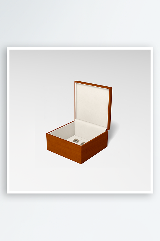 木质珠宝盒样机模板-众图网