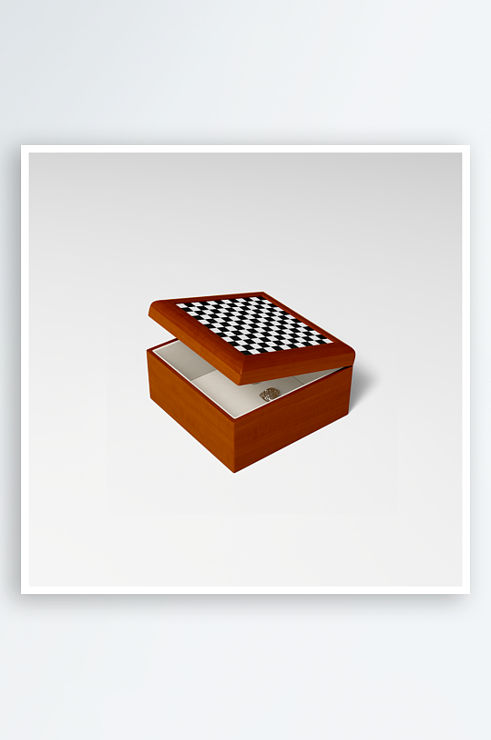 木质珠宝盒样机模板-众图网