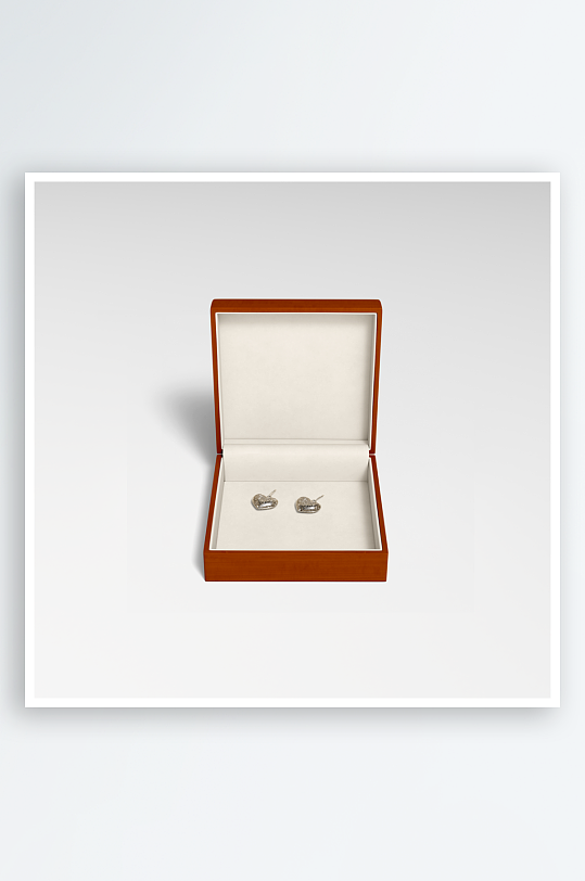 木质珠宝盒样机模板-众图网