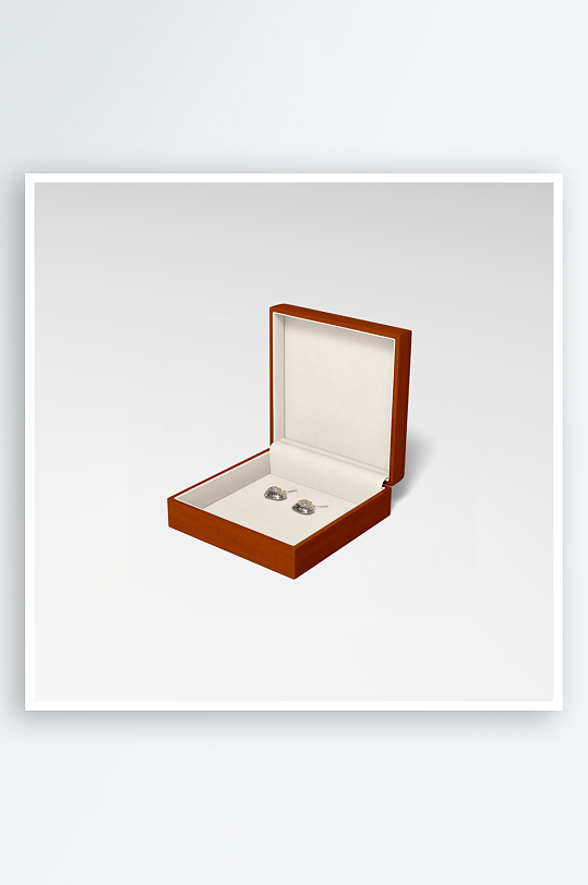 木质珠宝盒样机模板-众图网