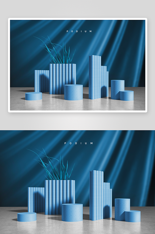 高级质感电商产品场景背景素材-众图网