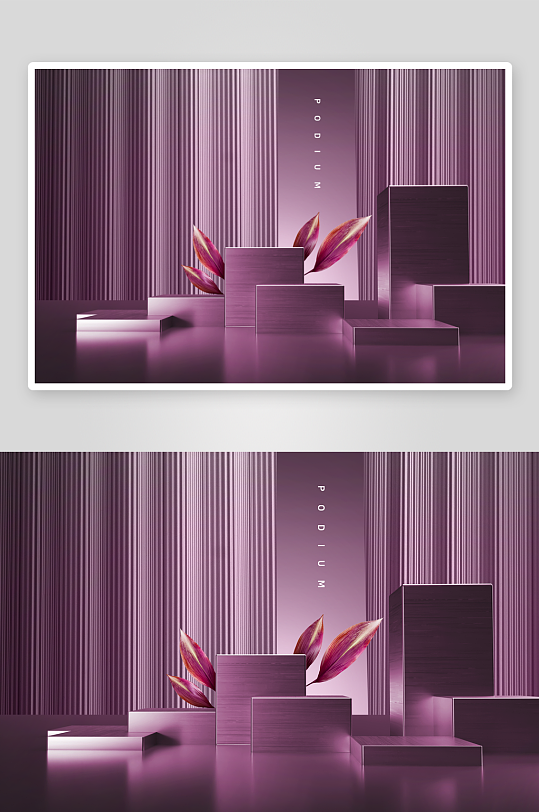 高级质感电商产品场景背景素材-众图网