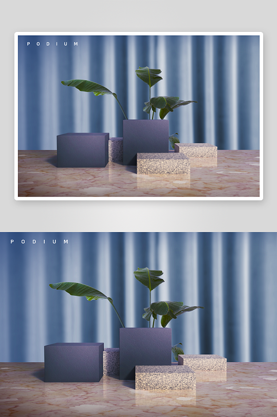 高级质感电商产品场景背景素材-众图网