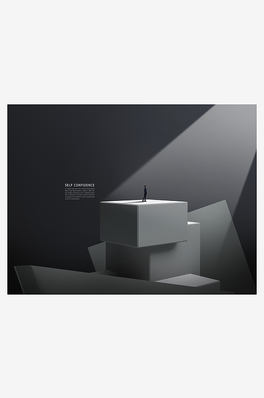 创意黑白几何背景素材-众图网