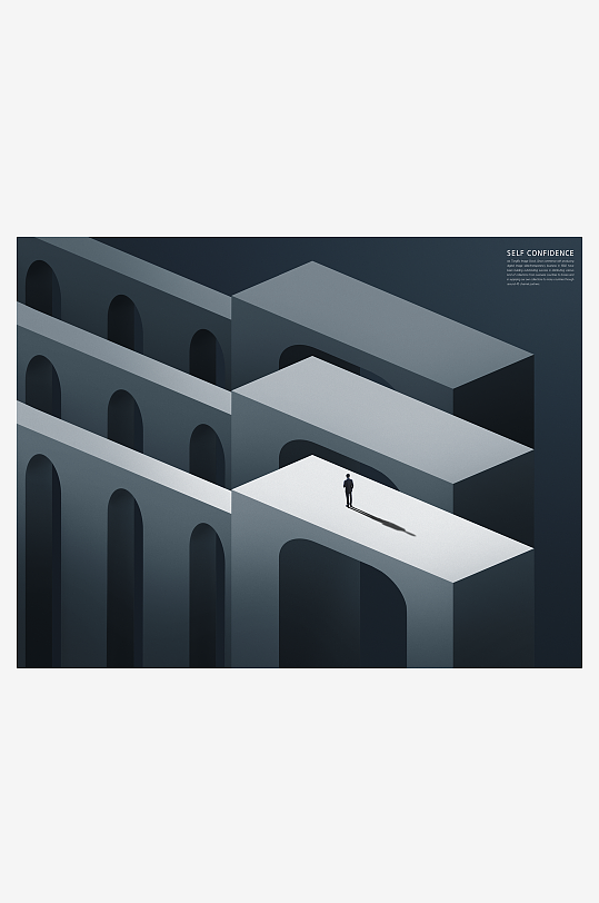 创意黑白几何背景素材-众图网