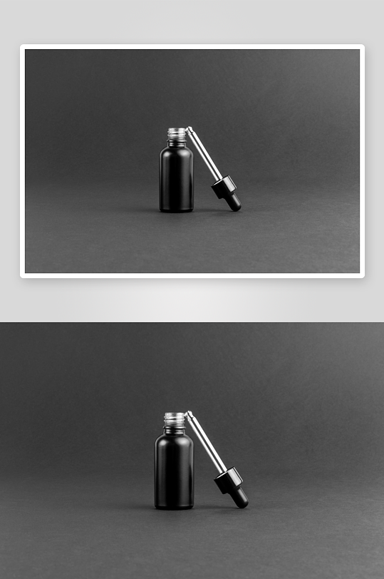 暗黑化妆品品牌样机模板-众图网